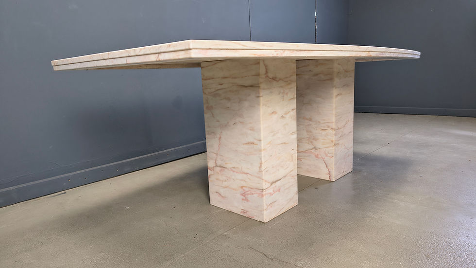 Thumbnail: Vintage marble dining table, 1970s