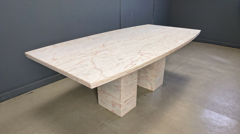 Thumbnail: Vintage marble dining table, 1970s