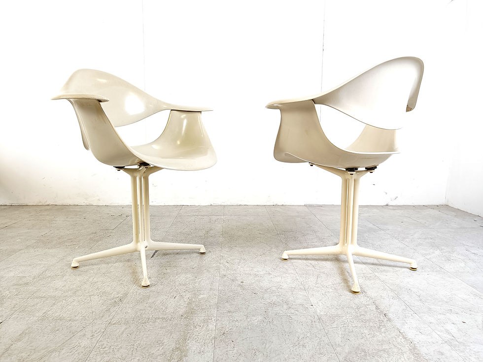 Thumbnail: Space Age Daf Chairs by George Nelson for Herman Miller, Set of 4