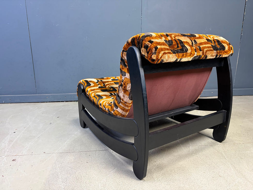 Thumbnail: Seventies brutalist lounge chair, 1970s