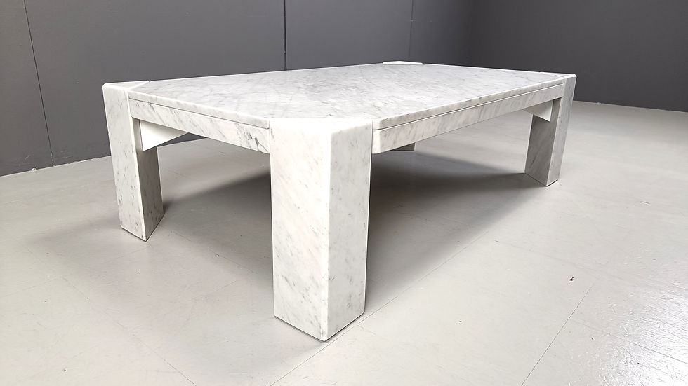 Thumbnail: Vintage italian marble coffee table, 1970s