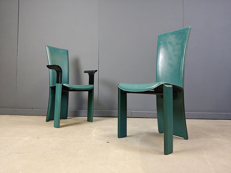 Thumbnail: Vintage dining chairs by Pietro costantini, 1980s, set of 6