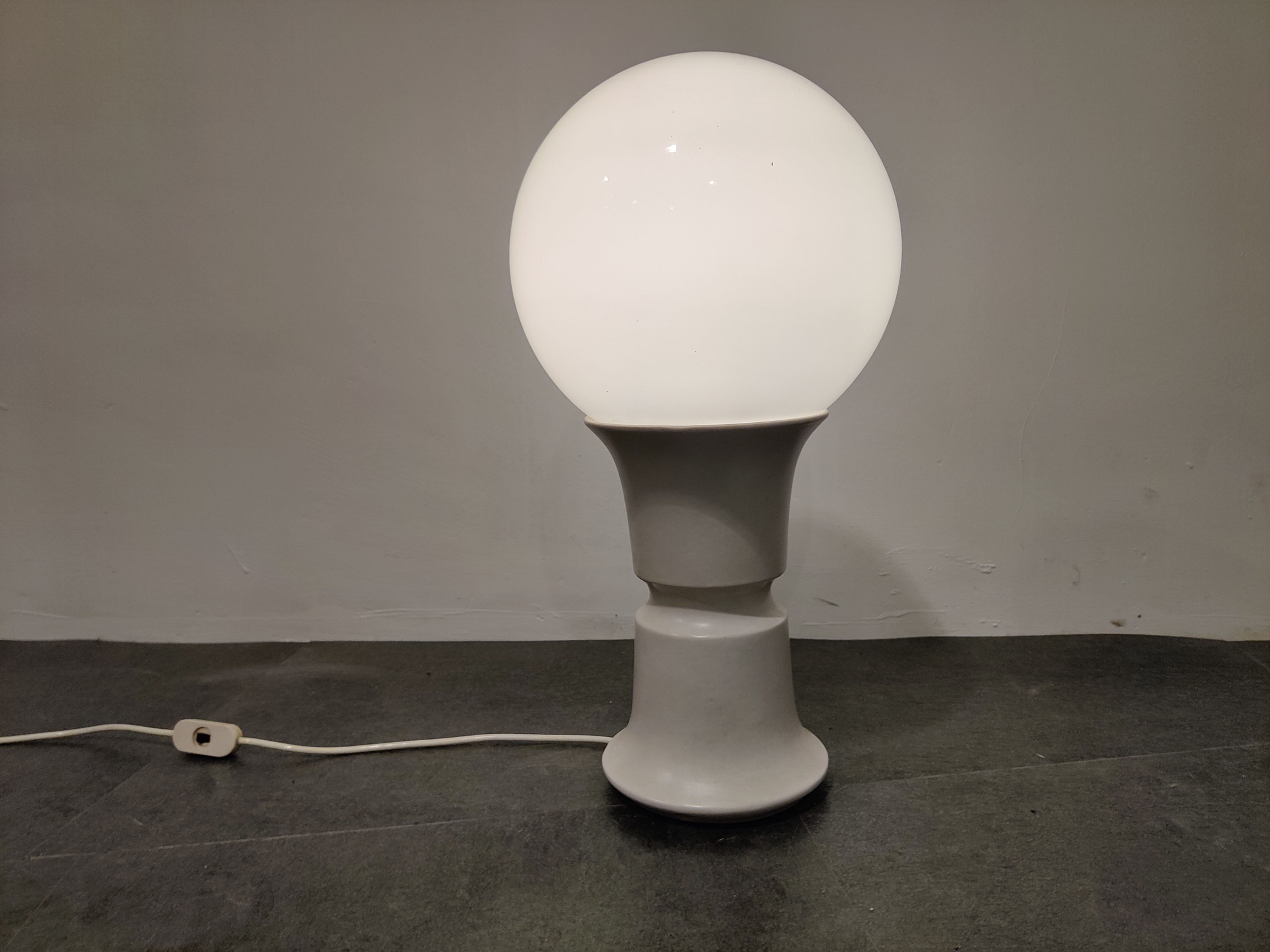 Ceramic space age table lamp, 1970s