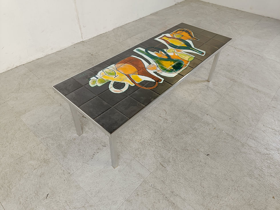 Thumbnail: Vintage ceramic coffee table by Denisco, 1960s