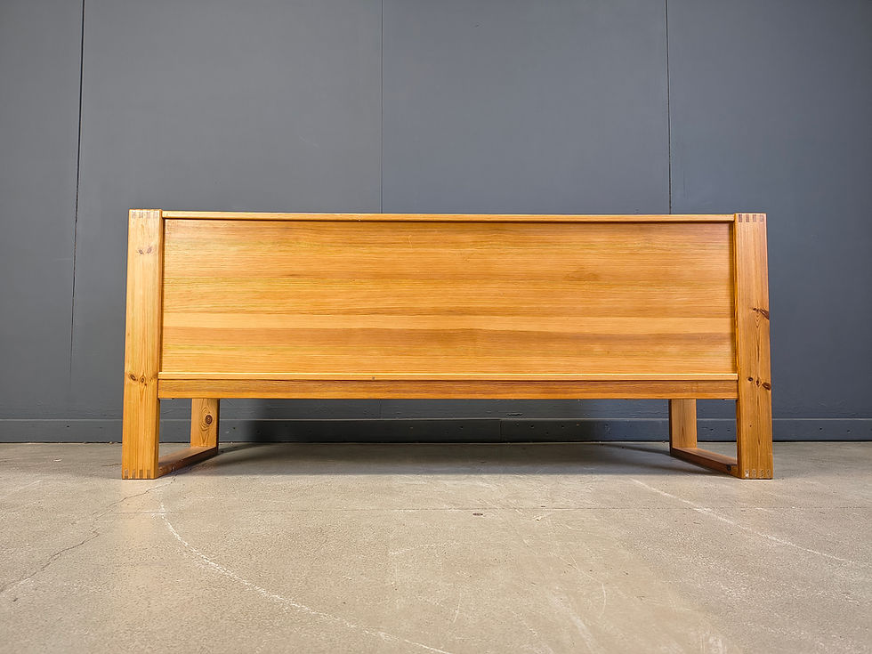 Thumbnail: Scandinavian pine wood sideboard, 1960s