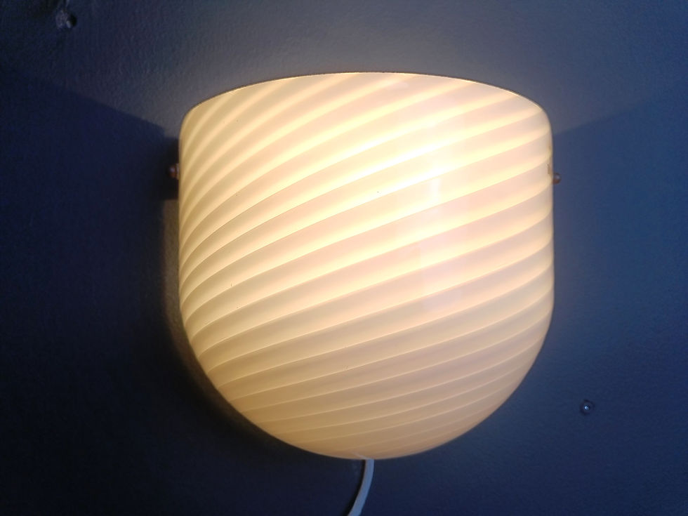 Thumbnail: Murano Swirl Glass Sconce by VM-Vetri, Italy, 1970s