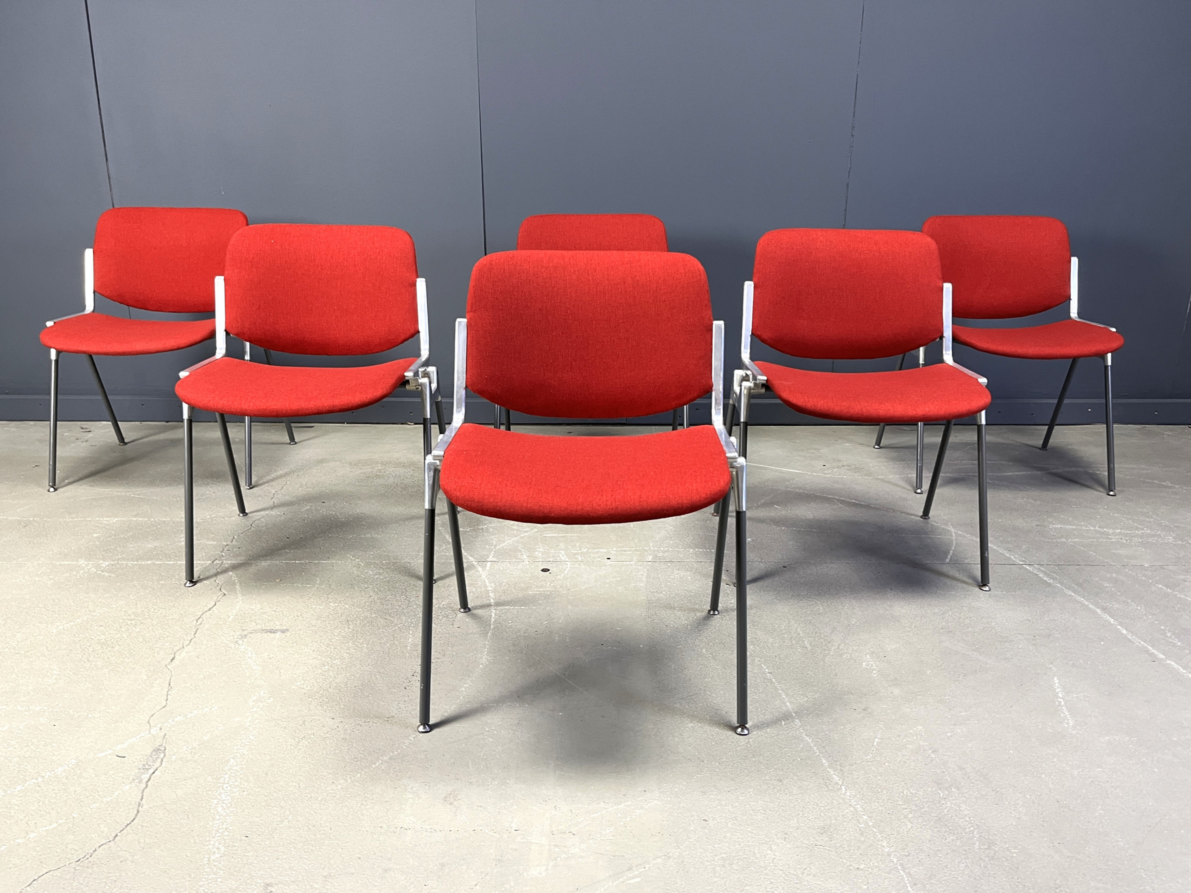 Vintage DSC 106 Side Chairs by Giancarlo Piretti for Castelli, 1970s -