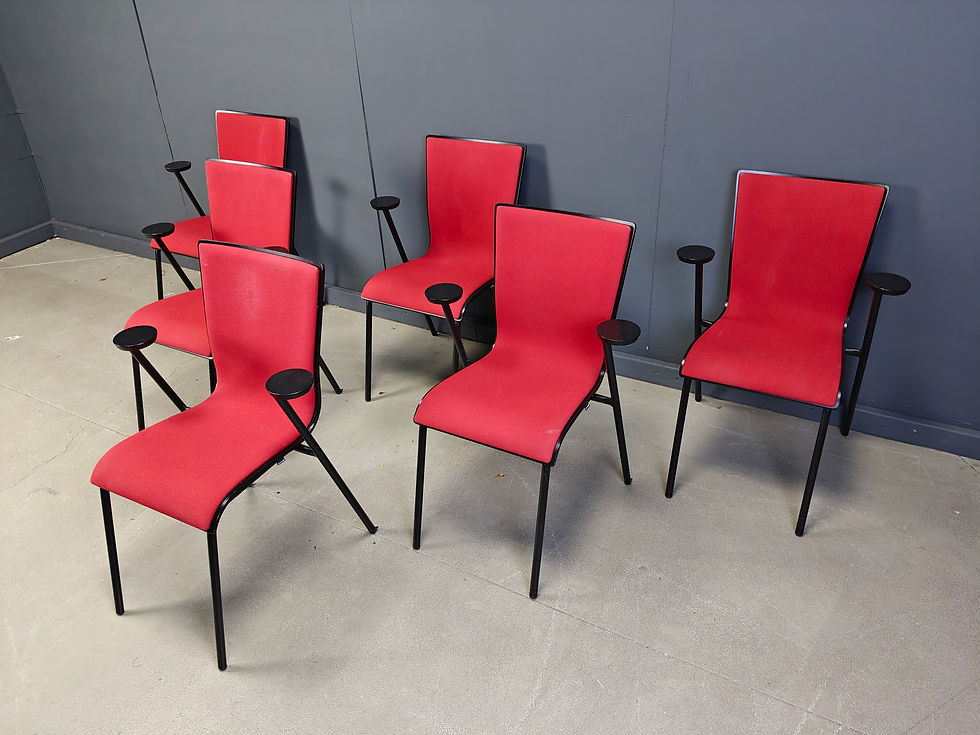 Thumbnail: Vintage Occhio Chairs by Roel Vandebeek for Drisag, 2000s - set of 6