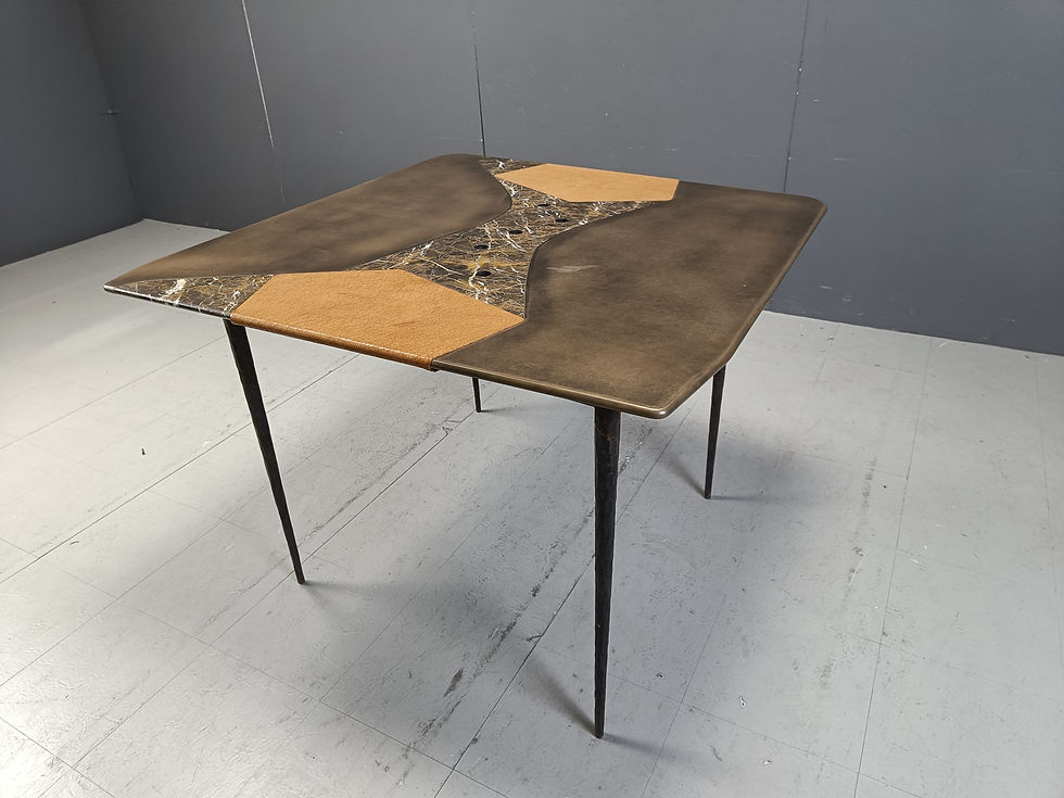 Thumbnail: Hand made design dining table, 1990s