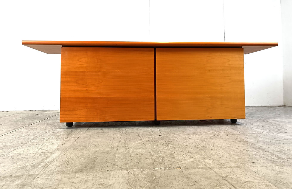 Thumbnail: Italian wooden sideboard with sliding doors, 1990s