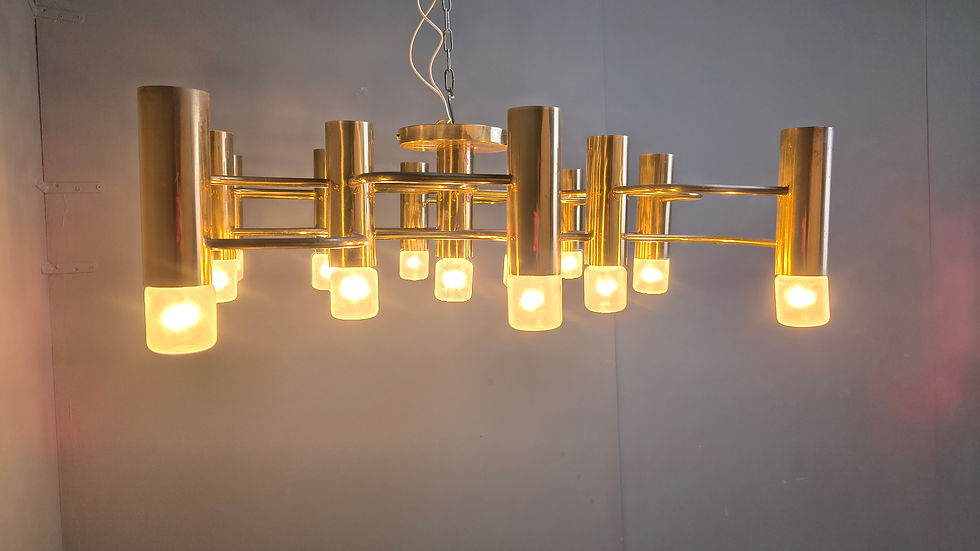 Thumbnail: Mid century sciolari chandelier with 13 lightpoints