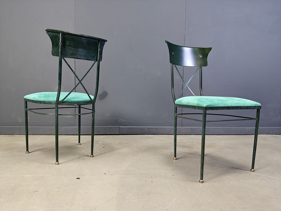 Thumbnail: Vintage dining chairs by Belgo chrom, set of 6 - 1970s