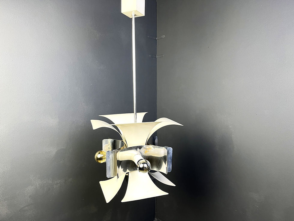 Thumbnail: Italian space age chandelier, 1960s