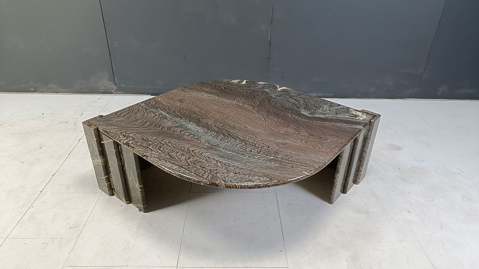 Thumbnail: Vintage italian marble coffee table, 1980s