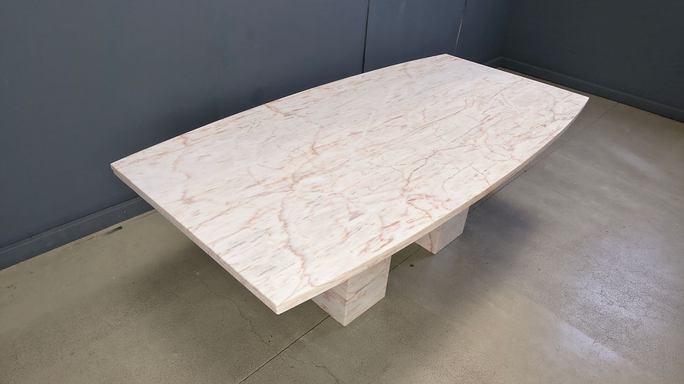 Thumbnail: Vintage marble dining table, 1970s