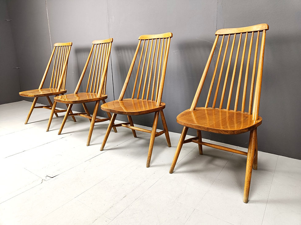 Thumbnail: Mid century scandinavian dining chairs, 1960s