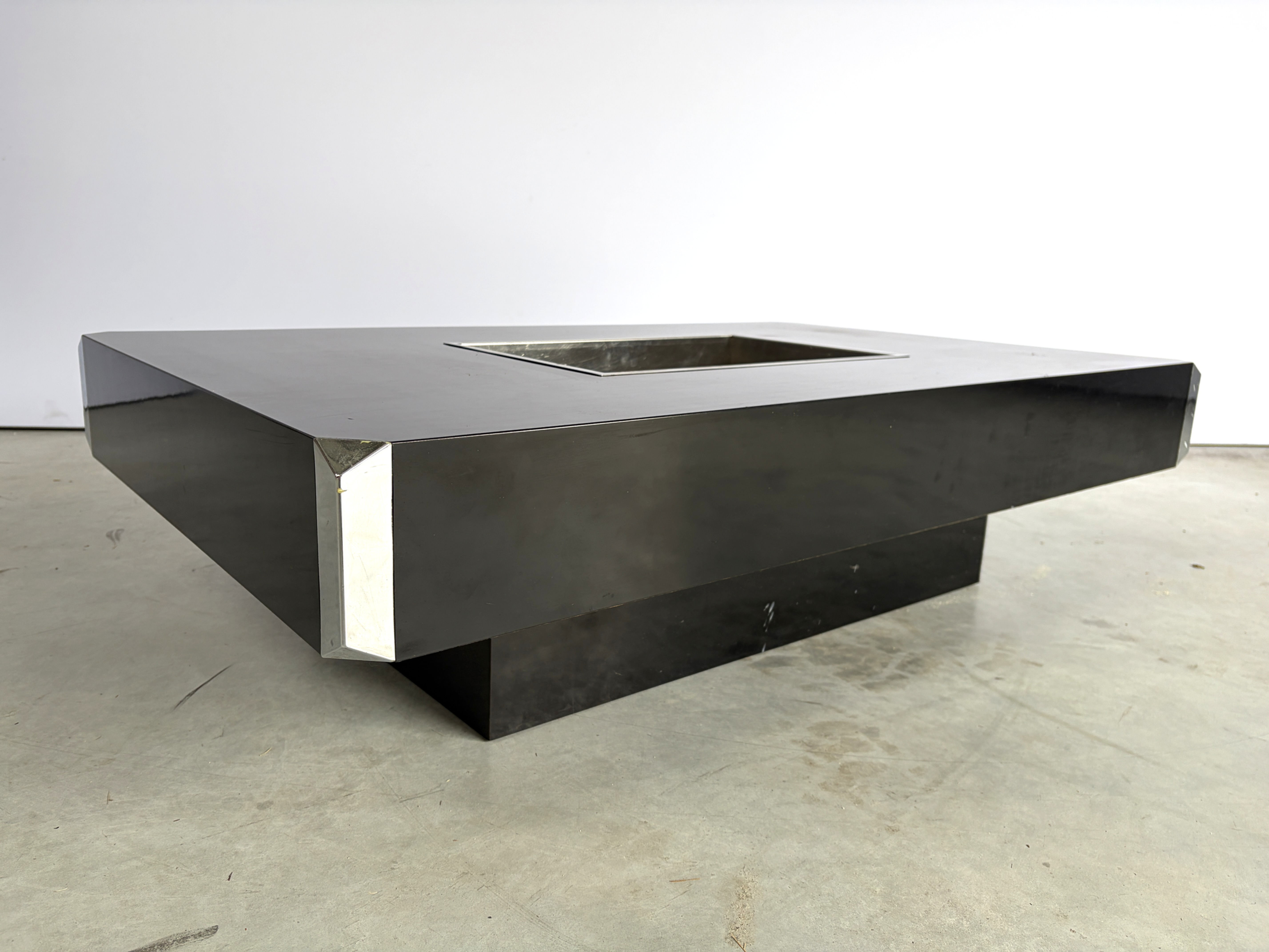 Alveo coffee table by Mario Sabot attributed to Willy Rizzo, 1970s