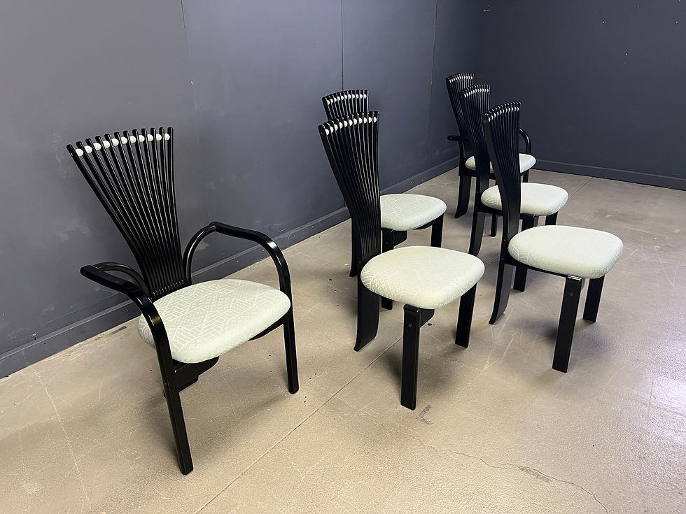 Thumbnail: Totem chairs by Torstein Nilsen for Westnofa, 1980s set of 6
