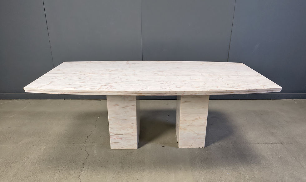 Thumbnail: Vintage marble dining table, 1970s