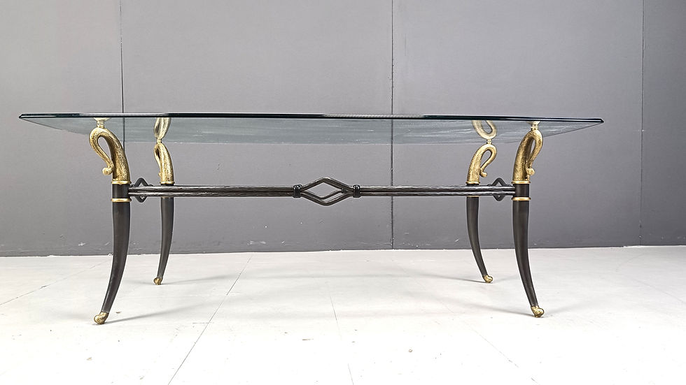 Thumbnail: Mid century hollywood regency coffee table, 1960s