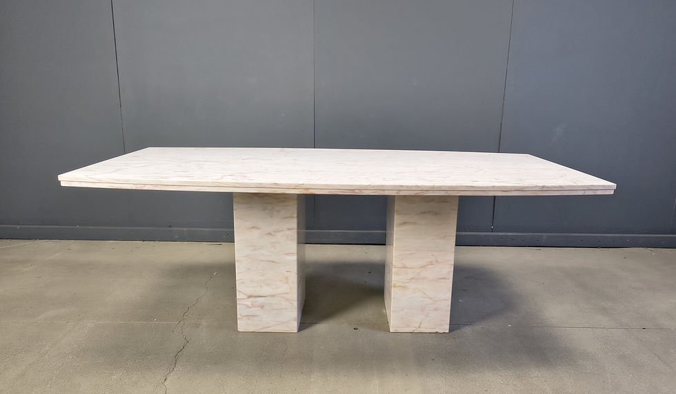 Thumbnail: Vintage marble dining table, 1970s