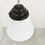 Thumbnail: Antique conical opaline pendant lights  1930s