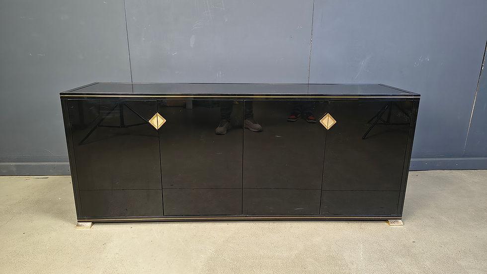 Thumbnail: Brass and lacquer sideboard by Pierre Vandel, 1970s