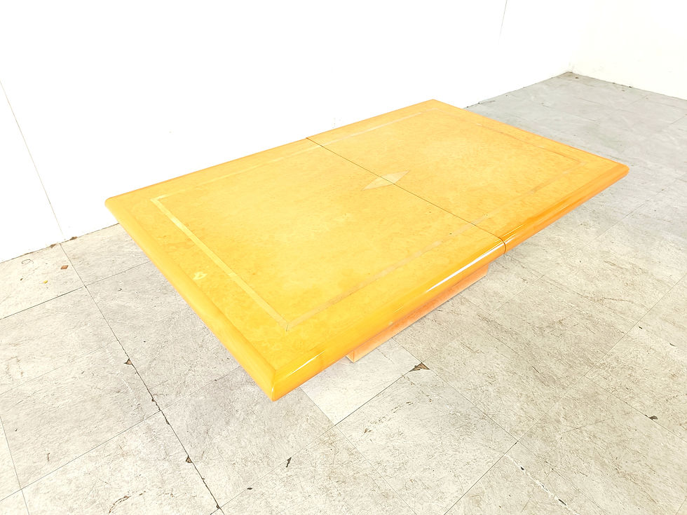 Thumbnail: Vintage hidden bar coffee table by Eric Maville, 1970s