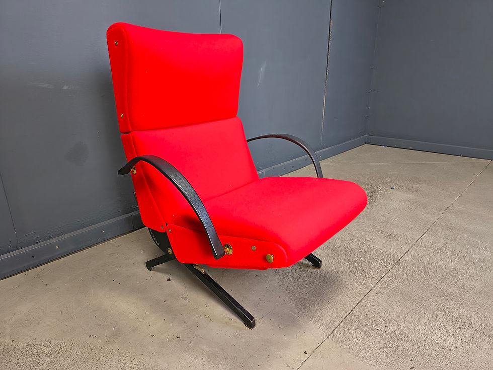 Thumbnail: Vintage p40 lounge chair by Osvaldo Borsani for tecno, 1960s