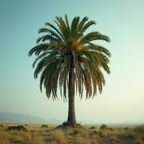 informative detail shot healthy palm tree compared to infected palm natural daylight educa