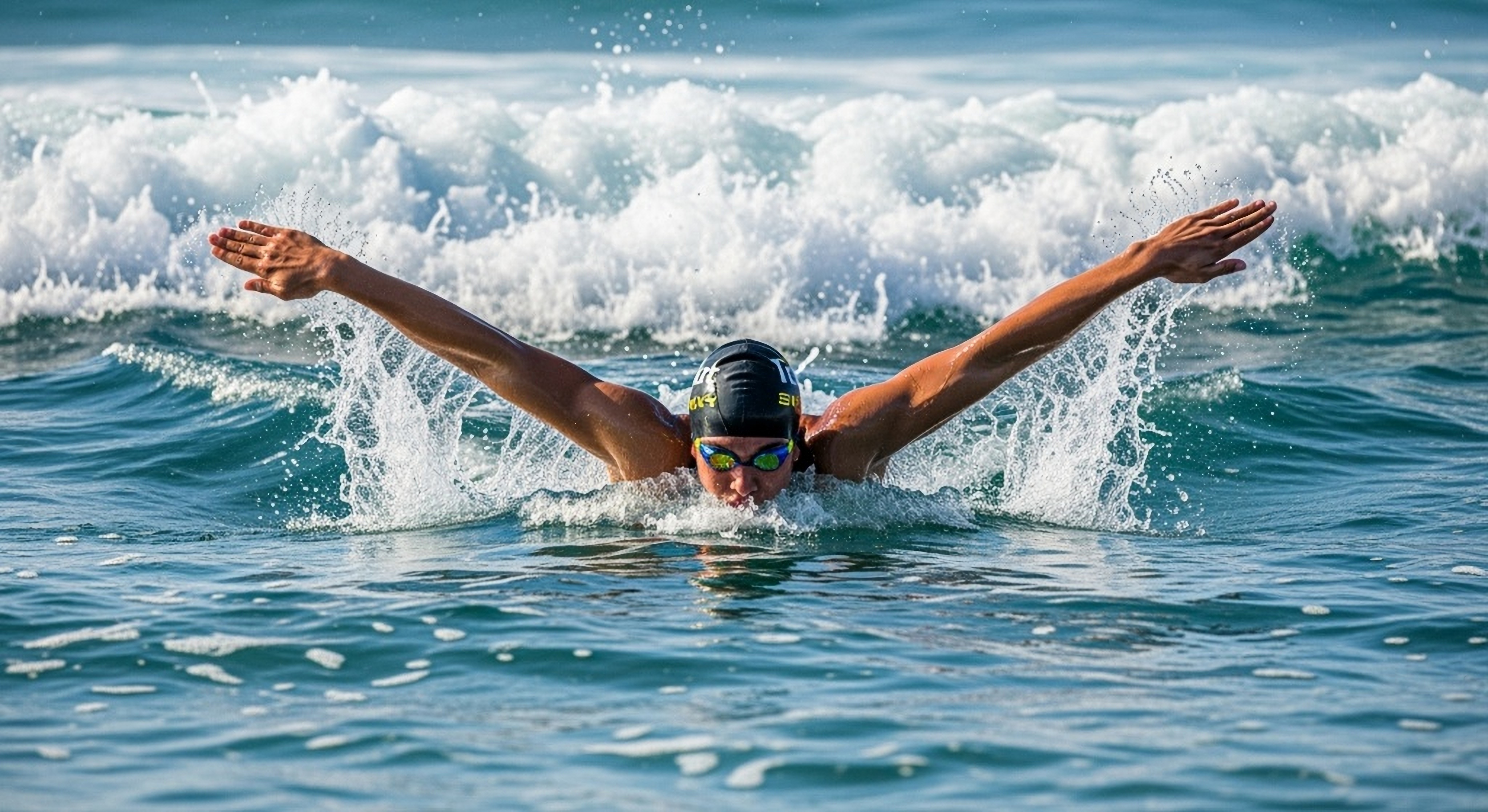woman swimming in ocean