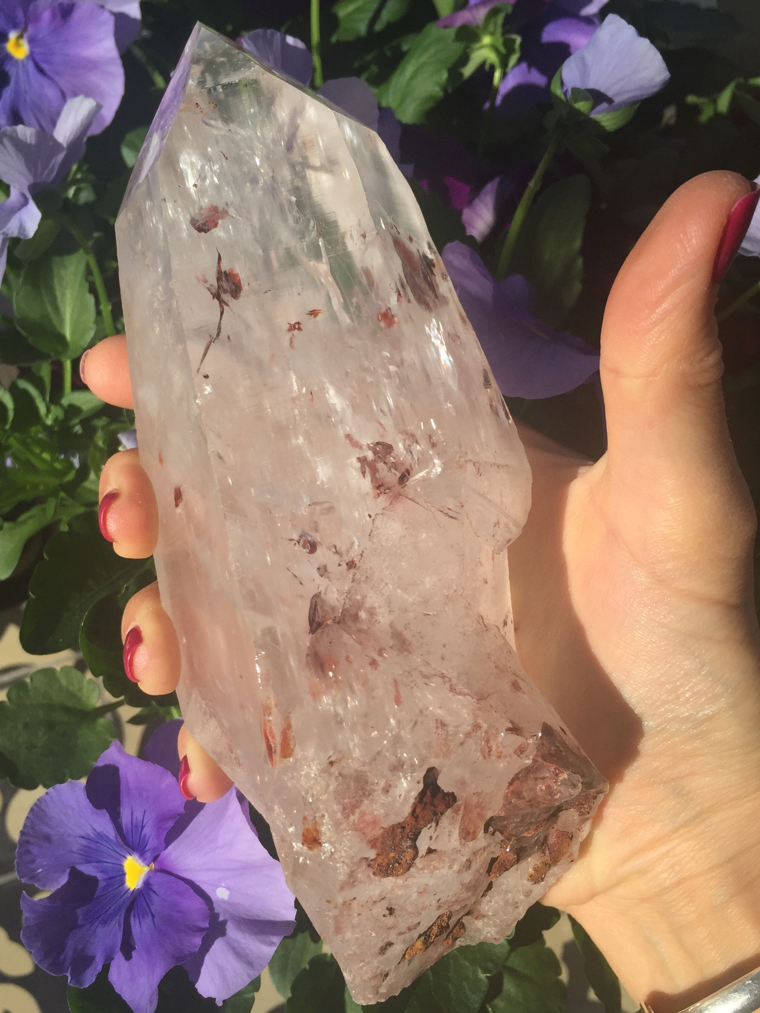 Red Lemurian Seed Crystal Key