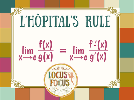 Day 15: L'Hôpital's Rule