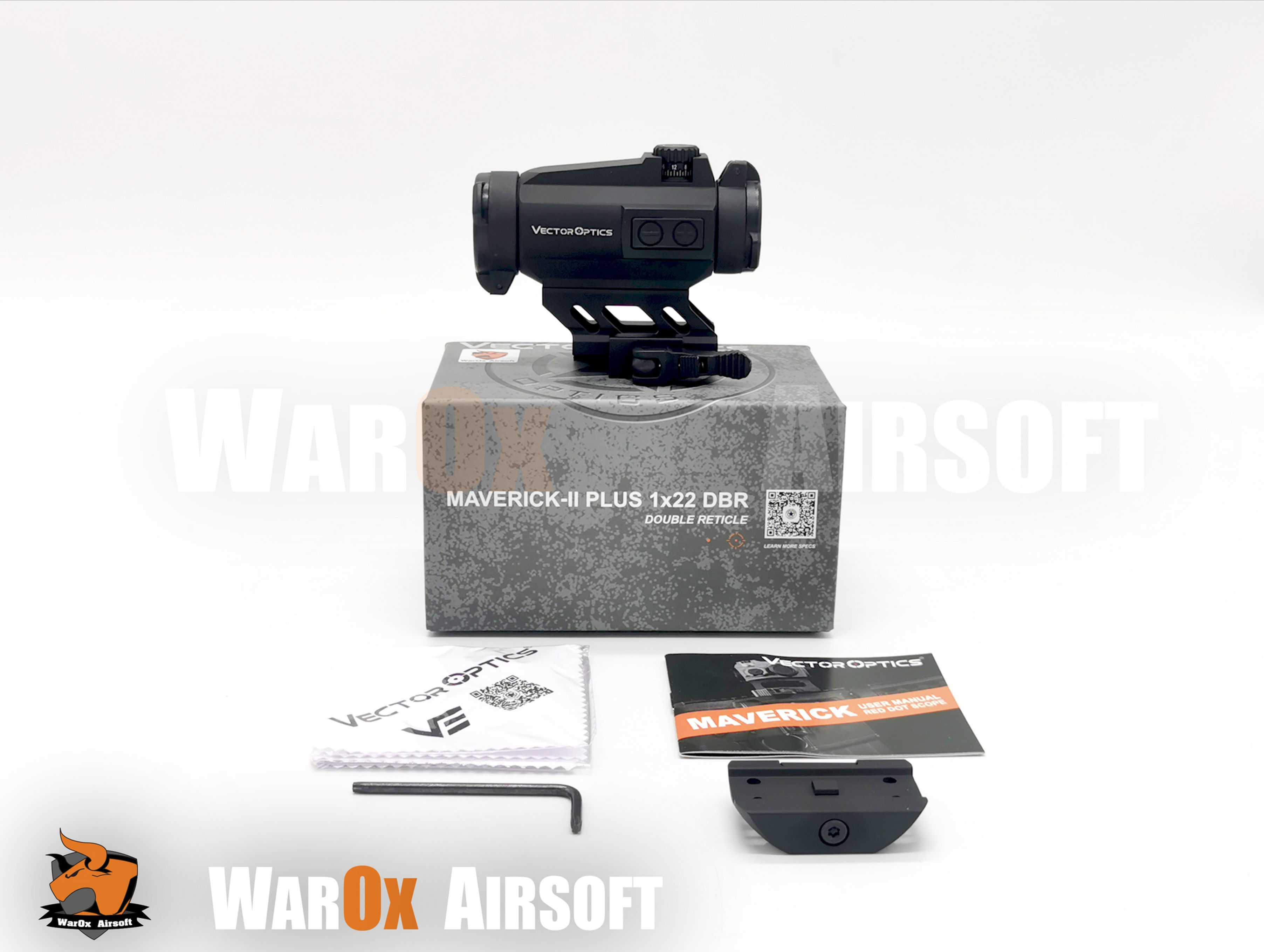 Maverick-II Plus 1x22 DBR Double-Reticle Red Dot Sight