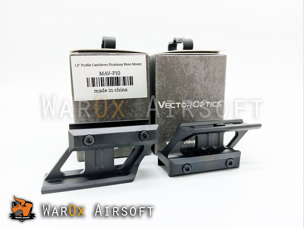 Thumbnail: 0.5", 0.83"and1.5" Profile Cantilever Picatinny Riser Mount