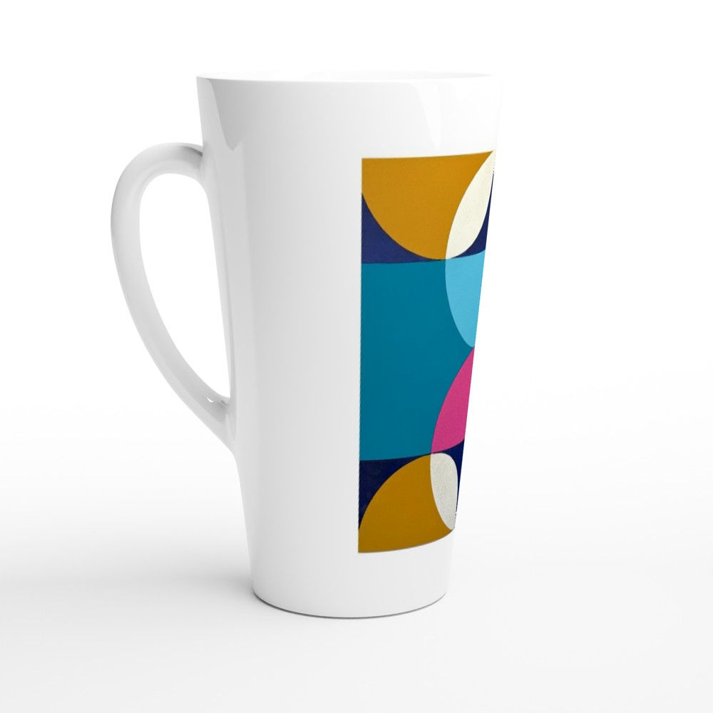 The Frayed Edges of Sanity White Latte 17oz Ceramic Mug