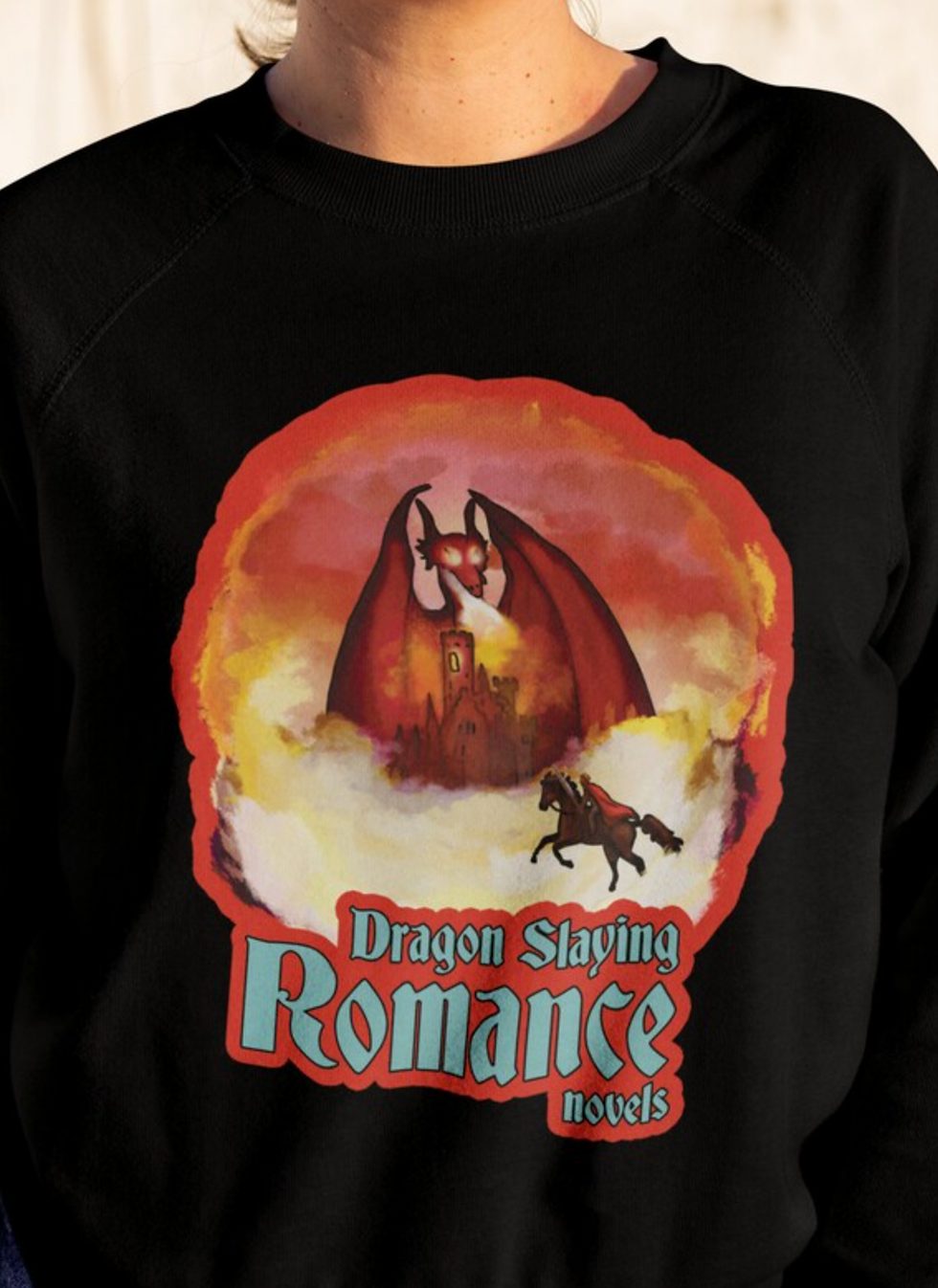 Paranormal and Sci-Fi Dragon Slaying Romance Fugly Exclusive Unisex Sweatshirt