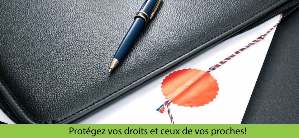 Protégez vos droits et ceux de vos proches! - Sceau du notaire
