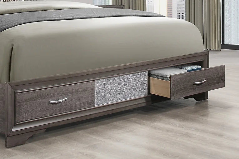 Thumbnail: Harper King 8 Piece Storage and Sparkle Bedroom Set