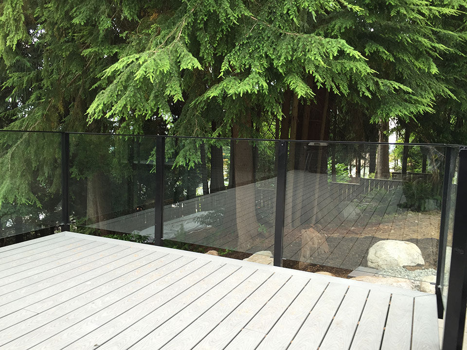 glass railing
