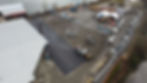 aerial view of asphalt road construction