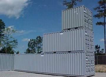 Grey containers