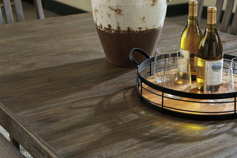 Thumbnail: Wyndahl Dining Table and 8 Chairs by Ashley Signature