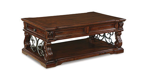 Thumbnail: Alymere Coffee Table with Lift Top By ASHLEY Signature