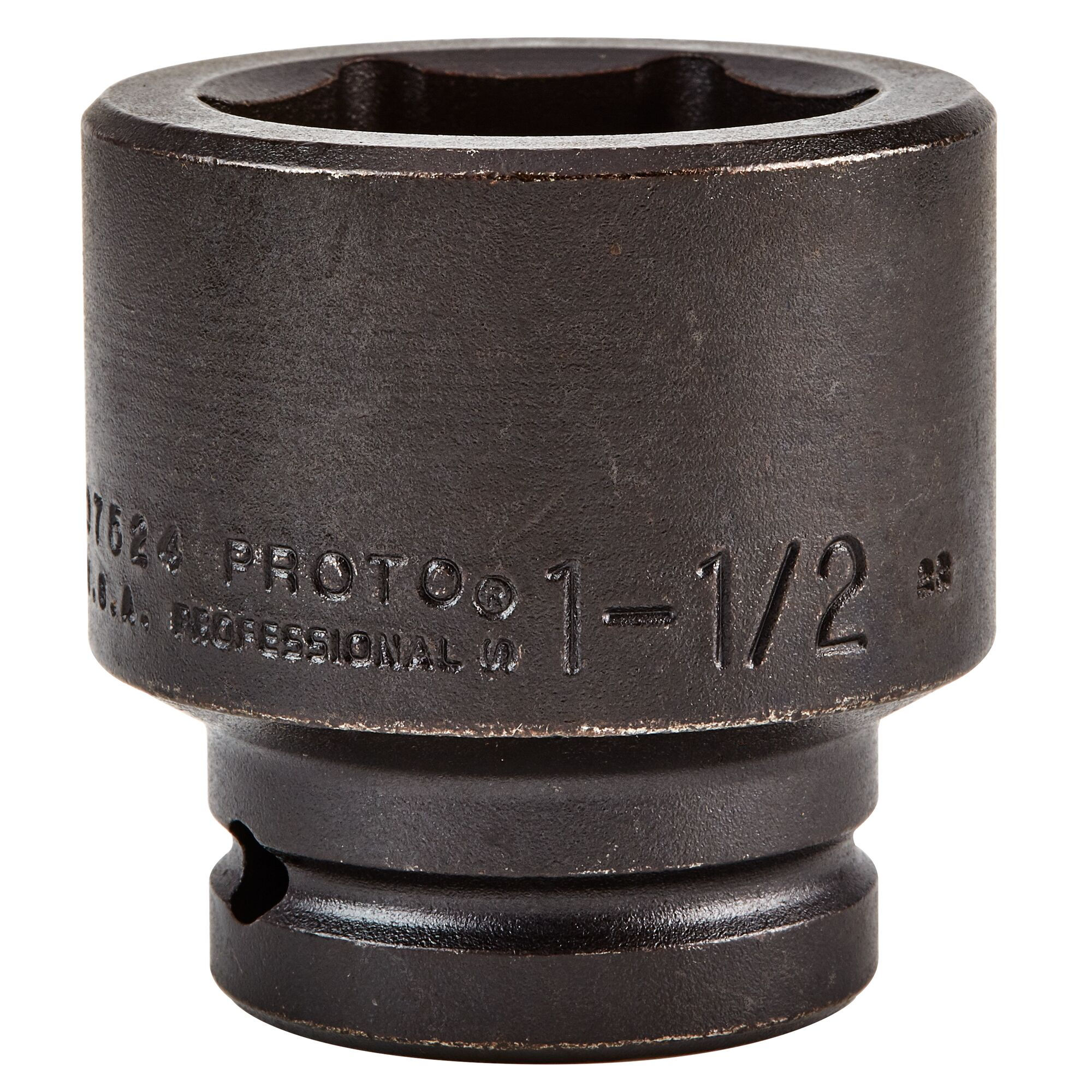 Proto J07524 1-1/2" IMPACT SOCKET 3/4" DRIVE 6 POINT SHALLOW