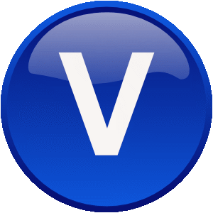 V icon