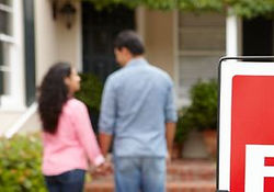 Couple home shopping