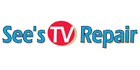 See's T V Repair logo