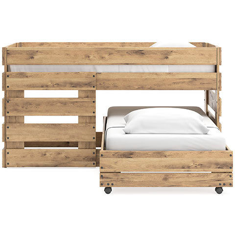 Thumbnail: Larstin Twin Over Twin Loft Bed by Ashley Signature