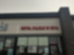 Led sign installed